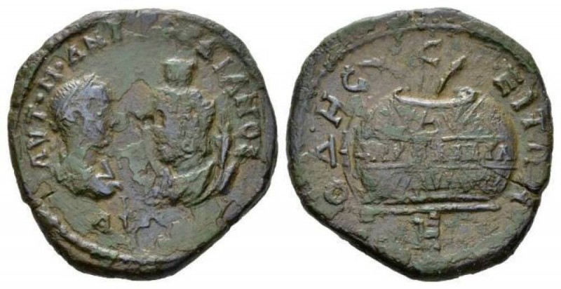 Moesia, Odessus Gordian III, 238-244 Pentassarion 238-244, Æ 28mm., 11.39g. Laur...