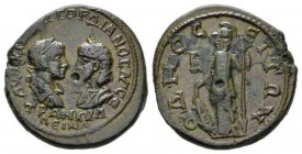 Moesia, Odessus Gordian III, 238-244 Pentassarion 238-244, Æ 26.5mm., 12.51g. Laureate, draped, and cuirassed bust of Gordian III r., diademed and dra...