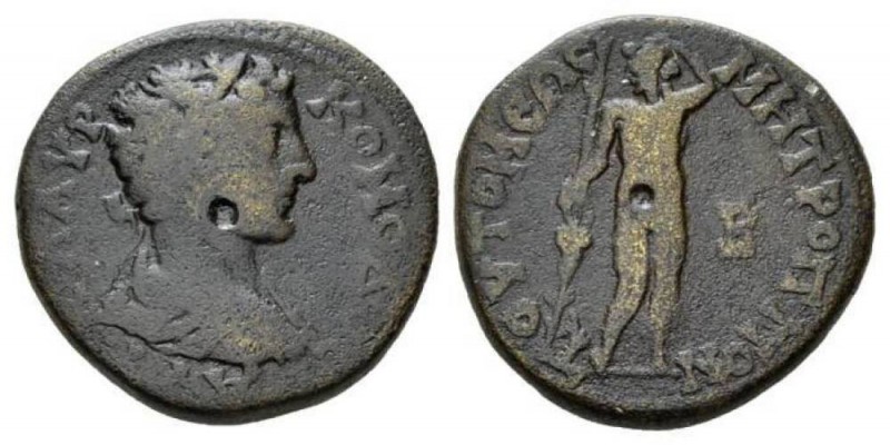 Moesia, Tomis Commodus, 177-192 Diassarion 177-192, Æ 21.5mm., 7.10g. Laureate a...