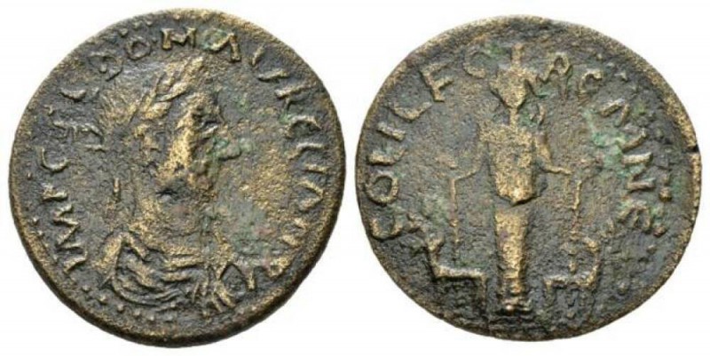 Pisidia, Cremna Aurelian, 270-275 Bronze 270-275, Æ 32mm., 14.71g. Laureate, dra...