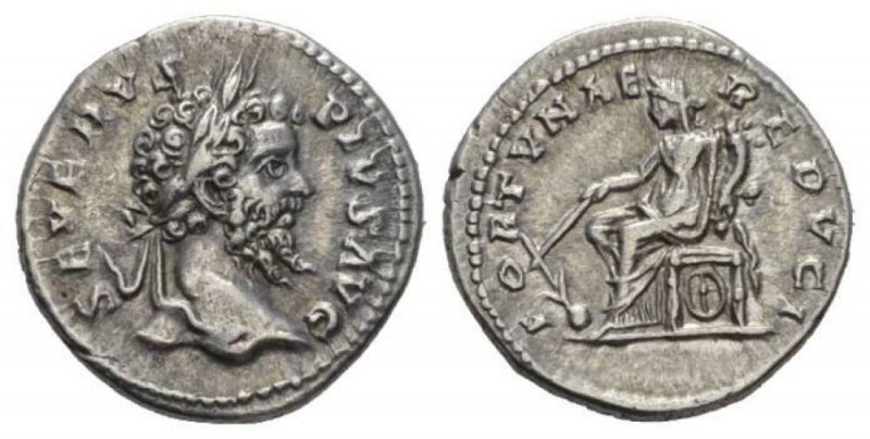 Septimius Severus, 193-211 Denarius 201-210, AR 19.5mm., 3.35g. SEVERVS PIVS AVG...