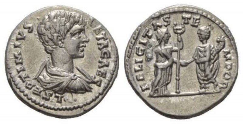 Geta Caesar, 198-209 Denarius Laodicea 198-200, AR 18.5mm., 3.33g. L SEPTIMIVS G...