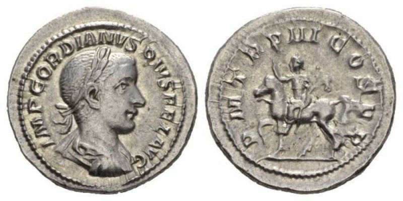 Gordian III, 238-244 Denarius 240, AR 21mm., 3.81g. IMP GORDIANVS PIVS FEL AVG L...