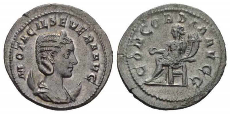 Otacilia Severa, wife of Philip I Antoninianus 246 - 248, AR 23.5mm., 3.84g. M O...