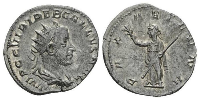 Trebonianus Gallus, 251-253 Antoninianus 251 - 253, AR 22mm., 2.87g. IMP CAE VIB...