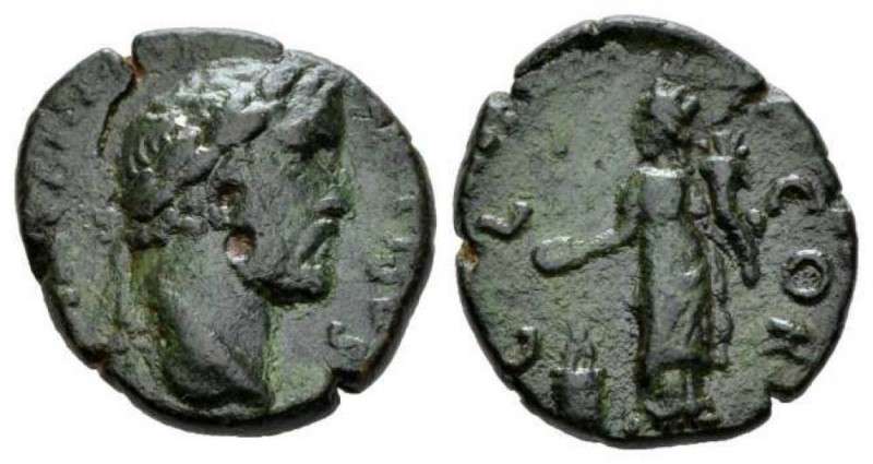 Corinthia, Corinth Antoninus Pius, 138-161 Bronze 138-161, Æ 22.5mm., 6.84g. Lau...