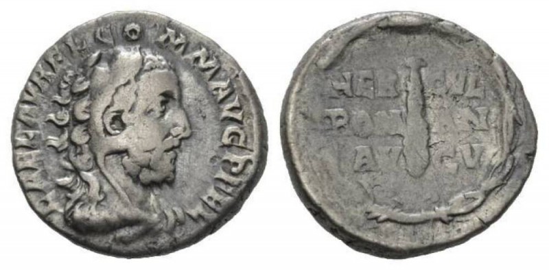 Commodus, 177-192 Denarius 191-192, AR 17.5mm., 3.37g. L AEL AVREL COMM AVG P FE...