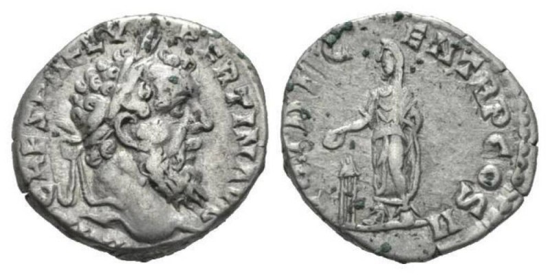 Pertinax, 1 January – 28 March 193 Denarius 193, AR 18mm., 3.26g. IMP CAES P HEL...