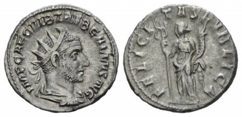 Trebonianus Gallus, 251-253 Antoninianus 251-253, AR 21mm., 3.42g. IMP CAE C VIB...