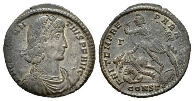 Constantius II, 337-361 Centennionalis Constantinople 348-351, Æ 24.5mm., 3.93g....