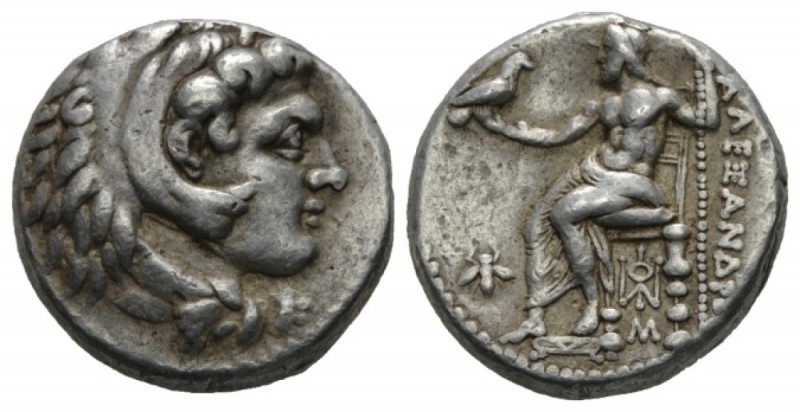 Kingdom of Macedon, Alexander III, 336 – 323 Babylon Tetradrachm 324-323, AR 24m...