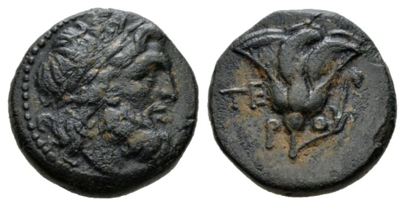 Islands off Caria, Rhodes Tetrachalkon circa 230-205, Æ 17.5mm., 5.45g. Laureate...