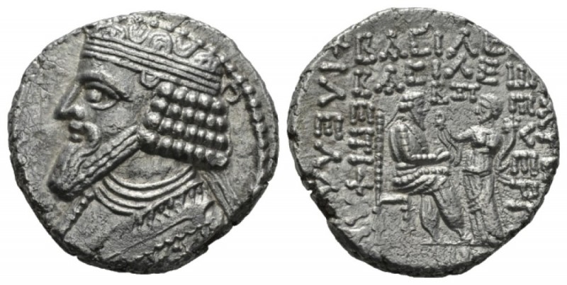 Parthia, Gotarzes II, 40-51 Seleucia on the Tigris Tetradrachm Circa 45-46 (SE 3...