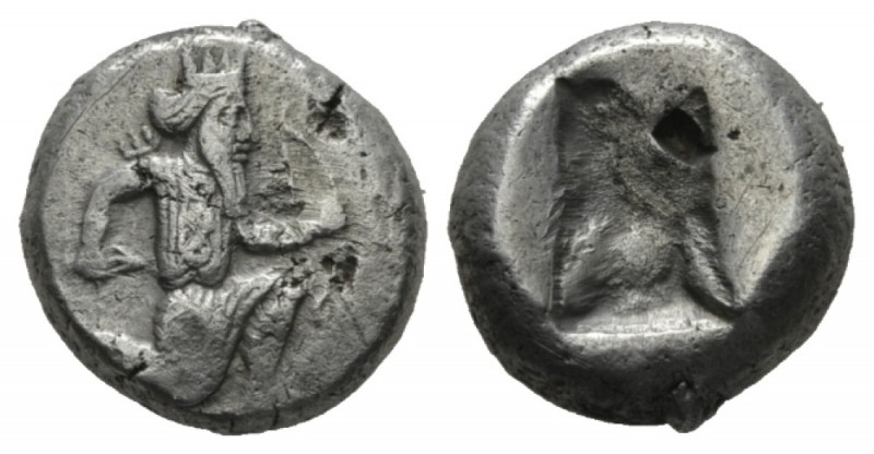 Persia (Achaemenidae), Darios I to Xerxes II, 485-420. Sardes Siglos 485-420, AR...