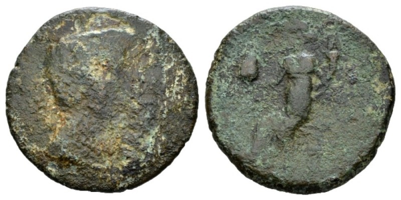 Hispania, Irippo Octavian as Augustus, 27 BC – 14 AD Semis 27 BC -14 AD, Æ 26.5m...