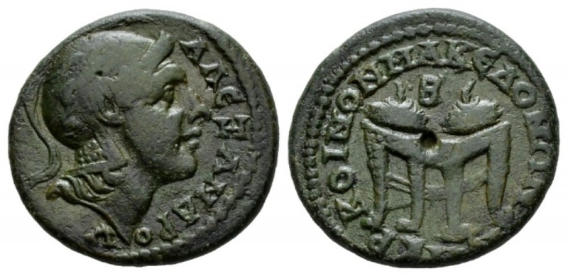 Macedonia, Koinon Time of S. Alexander Bronze 222-2353, Æ 26mm., 11.75g. AΛΕΞΑΝΔ...