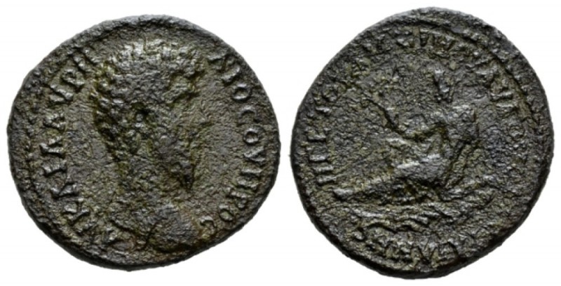 Thrace, Augusta Traiana Lucius Verus, 161-169 Bronze 161-169, Æ 32.5mm., 18.73g....