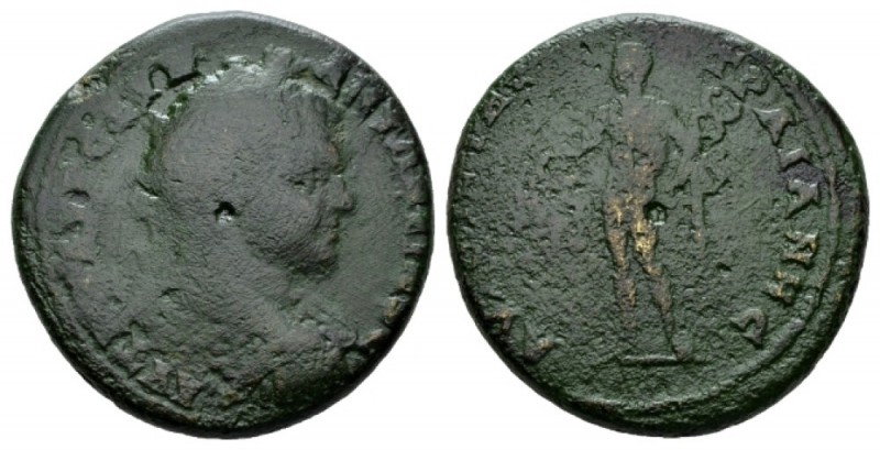 Thrace, Augusta Traiana Caracalla, 198-217 Bronze 198-217, Æ 30mm., 16.66g. Laur...