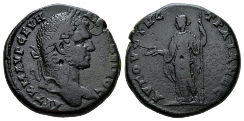 Thrace, Augusta Traiana Caracalla, 198-217 Bronze 198-217, Æ 29mm., 17.11g. Laur...