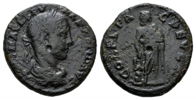 Thrace, Deultum Severus Alexander, 222-235 Bronze 222-235, Æ 24mm., 7.60g. Laure...