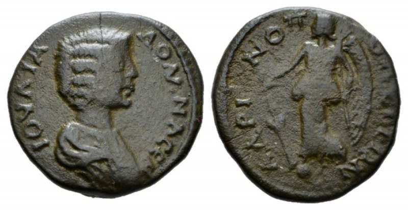 Thrace, Hadrianopolis Julia Domna, wife of Septimius Severus Bronze 193-217, Æ 2...