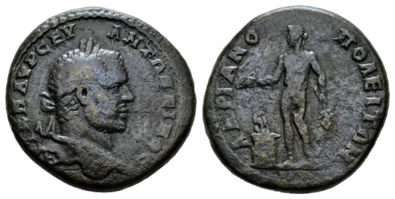 Thrace, Hadrianopolis Caracalla, 198-217 Bronze 198-217, Æ 27mm., 12.68g. Laurea...