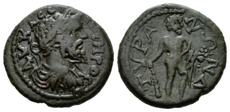 Bosporus, Tyra Rheskouporis V, with Constantine I. AD 314/5-341/2 or 342/3. Bron...