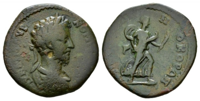 Mysia, Cyzicus Commodus, 177-192 Bronze 177-192, Æ 27.5mm., 7.28g. Laureate, dra...