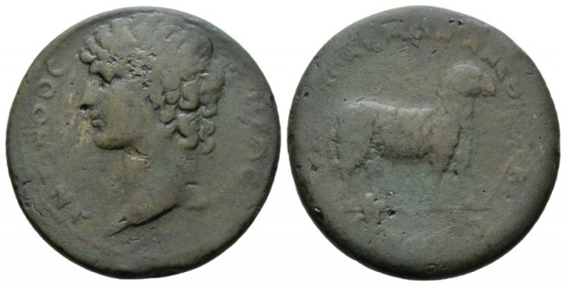 Antinous, Favourite of Hadrian Medallion, Smirna (Ionia) after 134, Æ 38mm., 37....