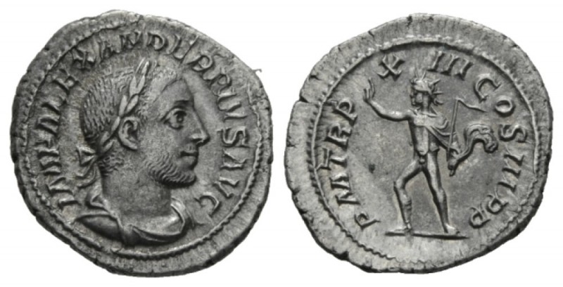 Severus Alexander, 222-235 Denarius 235, AR 20.5mm., 3.92g. IMP ALEXANDER PIVS A...