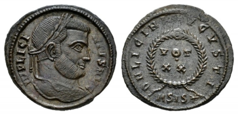 Licinius, 308-324 Follis Siscia 320 - 321, Æ 20.5mm., 3.07g. IMP LICINIVS AVG La...