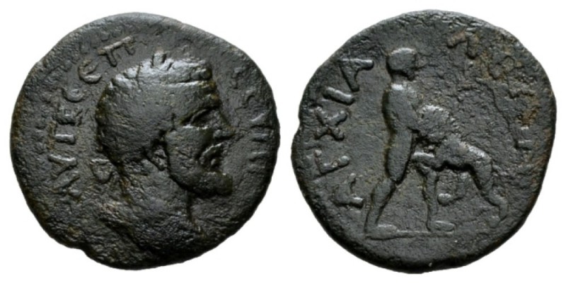 Thrace, Anchialus Duoviri: C. Balbus and L. Porcius. Bronze 193-211, Æ 22mm., 4....