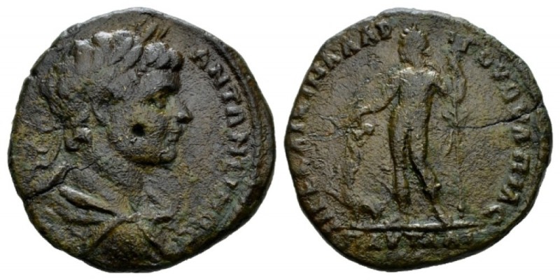 Thrace, Pautalia Caracalla, 198-217 Bronze 198-217, Æ 28.5mm., 11.32g. Laureate ...