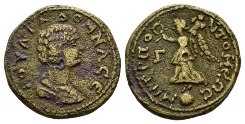 Moesia, Tomis Julia Domna, wife of Septimius Severus Bronze 193-217, Æ 23mm., 7....