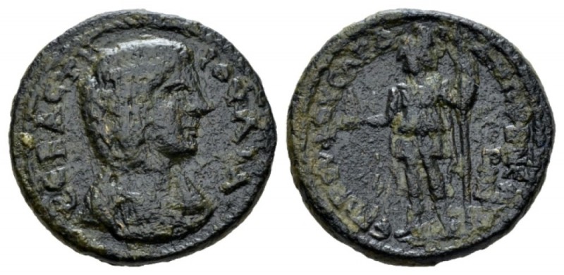 Lydia, Sardes Julia Domna, wife of Septimius Severus Bronze 193-217, Æ 24mm., 7....