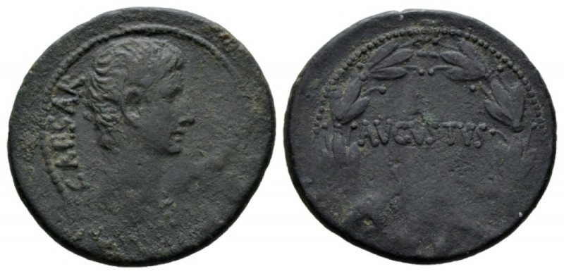 Octavian as Augustus, 27 BC – 14 AD Bronze Ephesus (?) 25 BC, Æ 29mm., 10.72g. C...