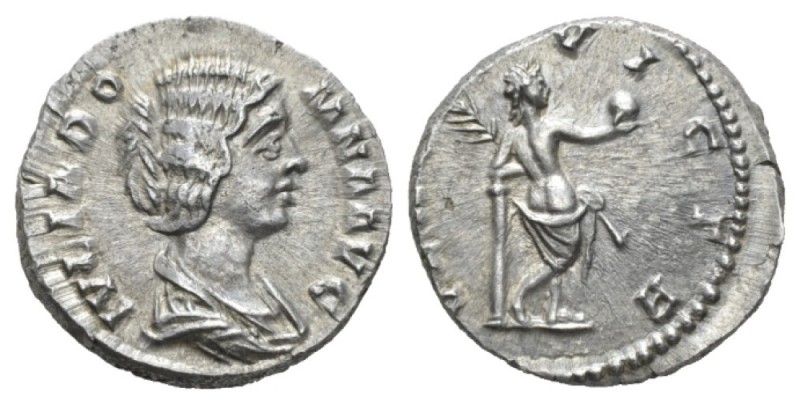 Julia Domna, wife of Septimius Severus Denarius 196 - 211, AR 18mm., 3.46g. IVLI...