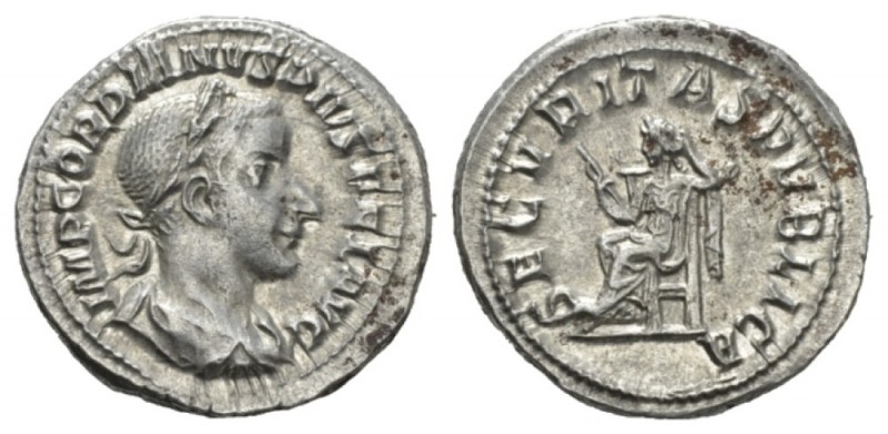 Gordian III, 238-244 Denarius 241, AR 20.5mm., 3.78g. IMP GORDIANVS PIVS FEL AVG...