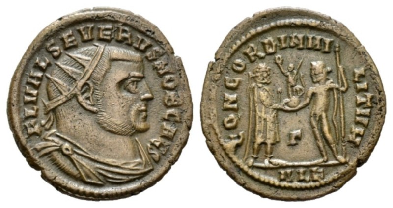 Severus II, 306-307 Follis Alexandria circa 305 - 306, Æ 21mm., 2.95g. FL VAL SE...