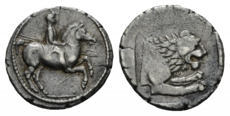 Kingdom of Macedon, Perdiccas II, 454-413 Heavy Tetrobol 437-431, AR 15.5mm., 2....