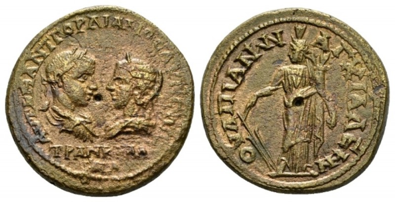 Thrace, Anchialus Gordian III, 238-244 Bronze 238-244, Æ 28mm., 8.86g. Laureate,...