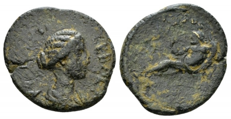 Mysia, Attaea Crispina, wife of Commodus Bronze 177-192, Æ 25mm., 6.83g. Draped ...
