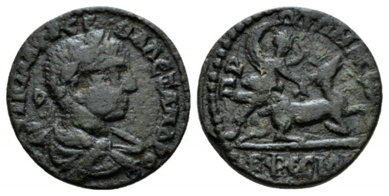 Ionia, Ephesus Severus Alexander, 222-235 Bronze 222-235, Æ 21.5mm., 6.37g. Laur...