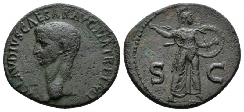 Claudius, 41-54 As 50-54, Æ 29mm., 11.13g. TI CLAVDIVS CAESAR AVG P M TR P IMP P...