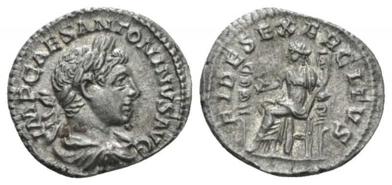 Elagabalus, 218-222 Denarius 218-222, AR 19.5mm., 2.69g. IMP CAES M AVR ANTONINV...