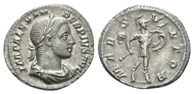 Severus Alexander, 222-235 Denarius 231-235, AR 20mm., 2.91g. IMP ALEXANDER PIVS...