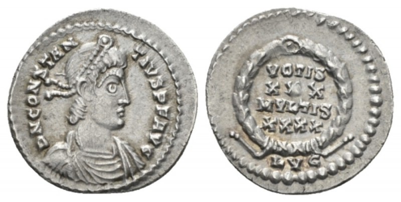 Constantius II, 337-361 Siliqua Lugdunum 360-361, AR 19.5mm., 2.04g. DN CONSTANT...