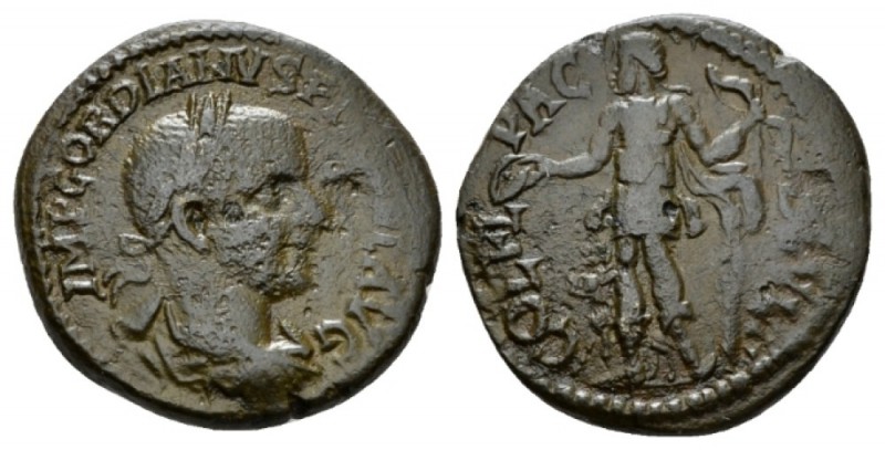 Thrace, Deultum Gordian III, 238-244 Bronze 238-244, Æ 23.5mm., 7.64g. Laureate,...