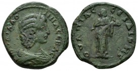 Thrace, Serdica Julia Domna, wife of Septimius Severus Bronze 193-217, Æ 30.5mm., 17.27g. Diademed and draped bust r. Rev. Hygieia standing r., feedin...