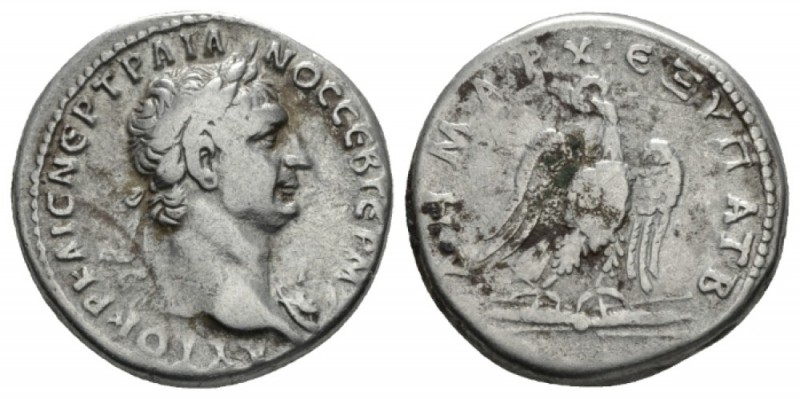 Phoenicia, Tyre Trajan, 98-117 Tetradrachm 98-99 (year 2), AR 26.5mm., 14.55g. L...